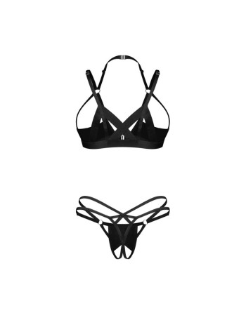 Keira Lise ensemble lingerie ouvert noir