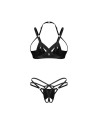 Keira Lise ensemble lingerie ouvert noir