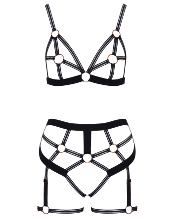 Ensemble lingerie harnais ouvert - Cottelli
