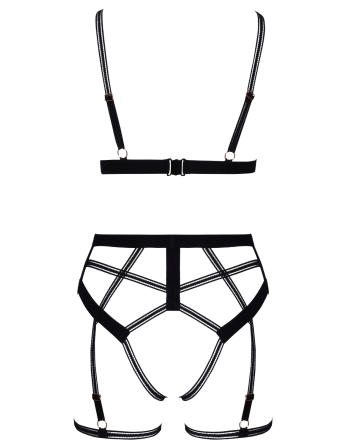 Ensemble lingerie harnais ouvert - Cottelli