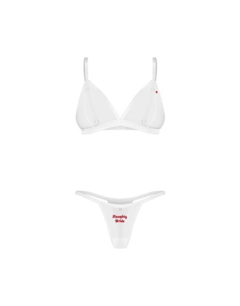 Weddya Bride ensemble de lingerie 3 pièces - Blanc
