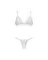 Weddya Bride ensemble de lingerie 3 pièces - Blanc