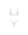 Luise Sublim ensemble ouvert 2 pièces - Blanc