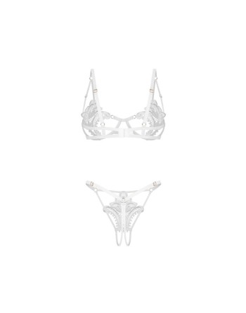 Luise Sublim ensemble ouvert 2 pièces - Blanc
