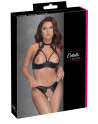 Soutien-gorge balconnet  string ouvert avec chaîne amovible - Cottelli