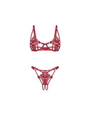 Luise Sublim ensemble ouvert 2 pièces - Rouge