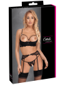 Soutien-gorge balconnet, porte-jarretelles  string ouvert - Cottelli