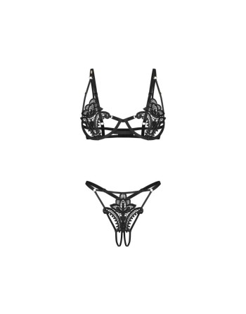 Luise Sublim ensemble ouvert 2 pièces - Noir