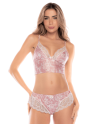 Ensemble 2 pièces rose dentelle confort et sensualité – Mapalé