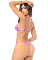 Ensemble sexy 2 pièces dentelle douce et extensible 