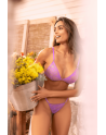 Ensemble sexy 2 pièces dentelle douce et extensible 