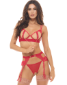 Ensemble 3 pièces rouge 