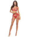 Ensemble 3 pièces rouge 