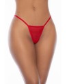 Nuisette rouge et string assorti 