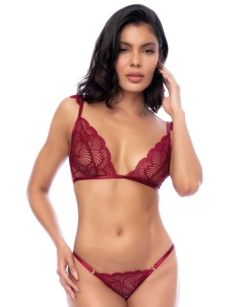 Ensemble 2 pièces couleur framboise 