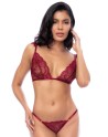 Ensemble 2 pièces couleur framboise 