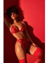 Ensemble 3 pièces rouge 