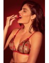 Ensemble 2 pièces noir et rouge à coeurs