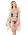Ensemble soutien-gorge et culotte porte-jarretelles vintage 
