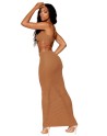 Jupe longue et soutien-gorge avec chaine doré  