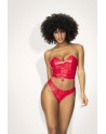 Ensemble lingerie Deux Pièces Wet Look Rouge 