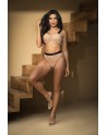 Ensemble 2 pièces soutien-gorge et culotte Chair / Noir 