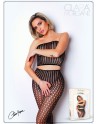 Ensemble 2 pièces résille ouvert à l'entrejambe - Le Numéro 2 - Collection Ensemble 