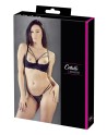 Ensemble soutien-gorge demi seins a armatures et string 