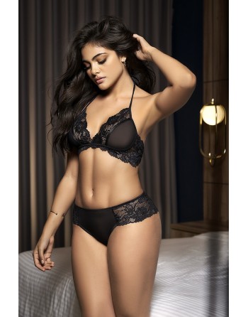 2 en 1, nuisette ou ensemble avec shorty dentelle 