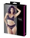 Ensemble 2 pièces dentelle avec strass 