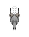 Anniverse special body ouvert et harnais - Noirs