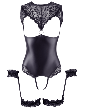 Body ouvert avec menottes – Cottelli