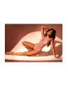 Body rose en résille à motif cœur - Mapalé