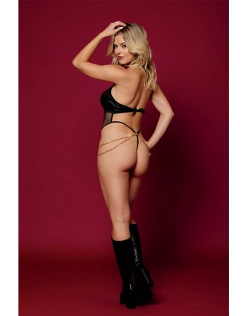 Body string avec chaine doré à la taille 