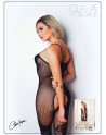 Bodystocking résille noire avec fine bretelles - Le Numéro 6 - Collection Bodystocking 