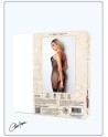Bodystocking résille noire avec fine bretelles - Le Numéro 6 - Collection Bodystocking 