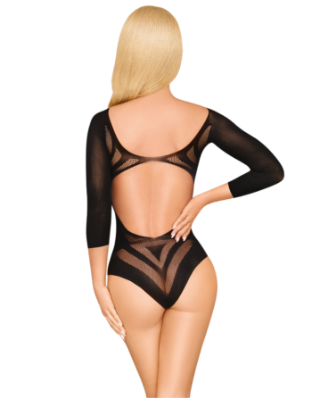 Body fantaisie manche trois quart noir Under my spell 