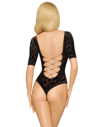 Body noir manche trois quart Salute me 