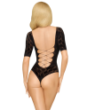 Body noir manche trois quart Salute me 