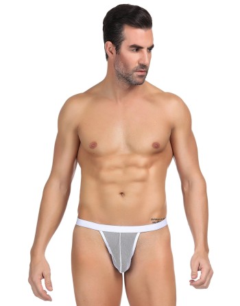 String homme blanc résille