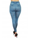 Legging bleu effet jean usé - FD1014