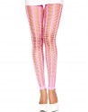 Leggings rose fluo moulant ajouré petits trous - MH35442NEP