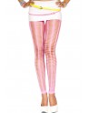 Leggings rose fluo moulant ajouré petits trous - MH35442NEP