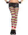 Legging fantaisie coloré bandes horizontales - MH35008RAI