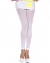 Legging blanc fin opaque et uni - MH35747WHT