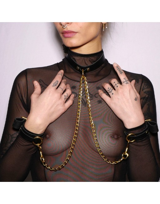 Collier  menottes Gold