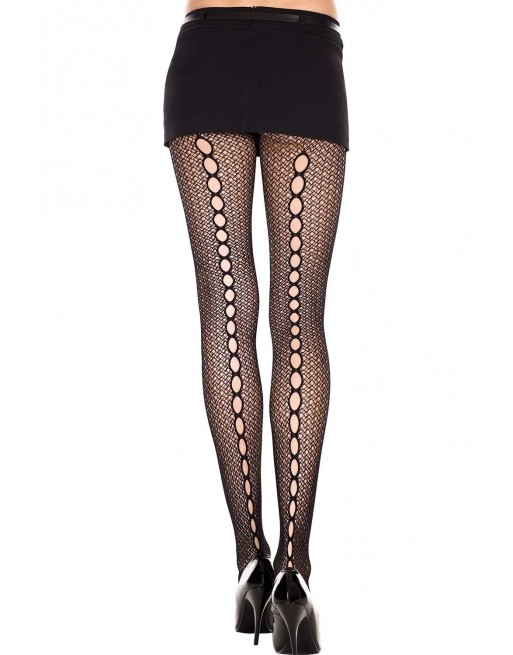 Collant noir résille - MH50031BLK Collant noir résille - MH50031BLK