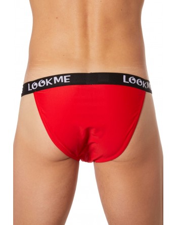 Slip rouge échancré - LM30-61RED
