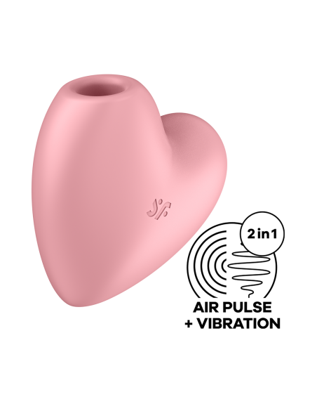 Stimulateur de clitoris USB en forme de cœur Cuttie Heart Satisfyer - CC597796