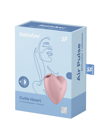 Stimulateur de clitoris USB en forme de cœur Cuttie Heart Satisfyer - CC597796